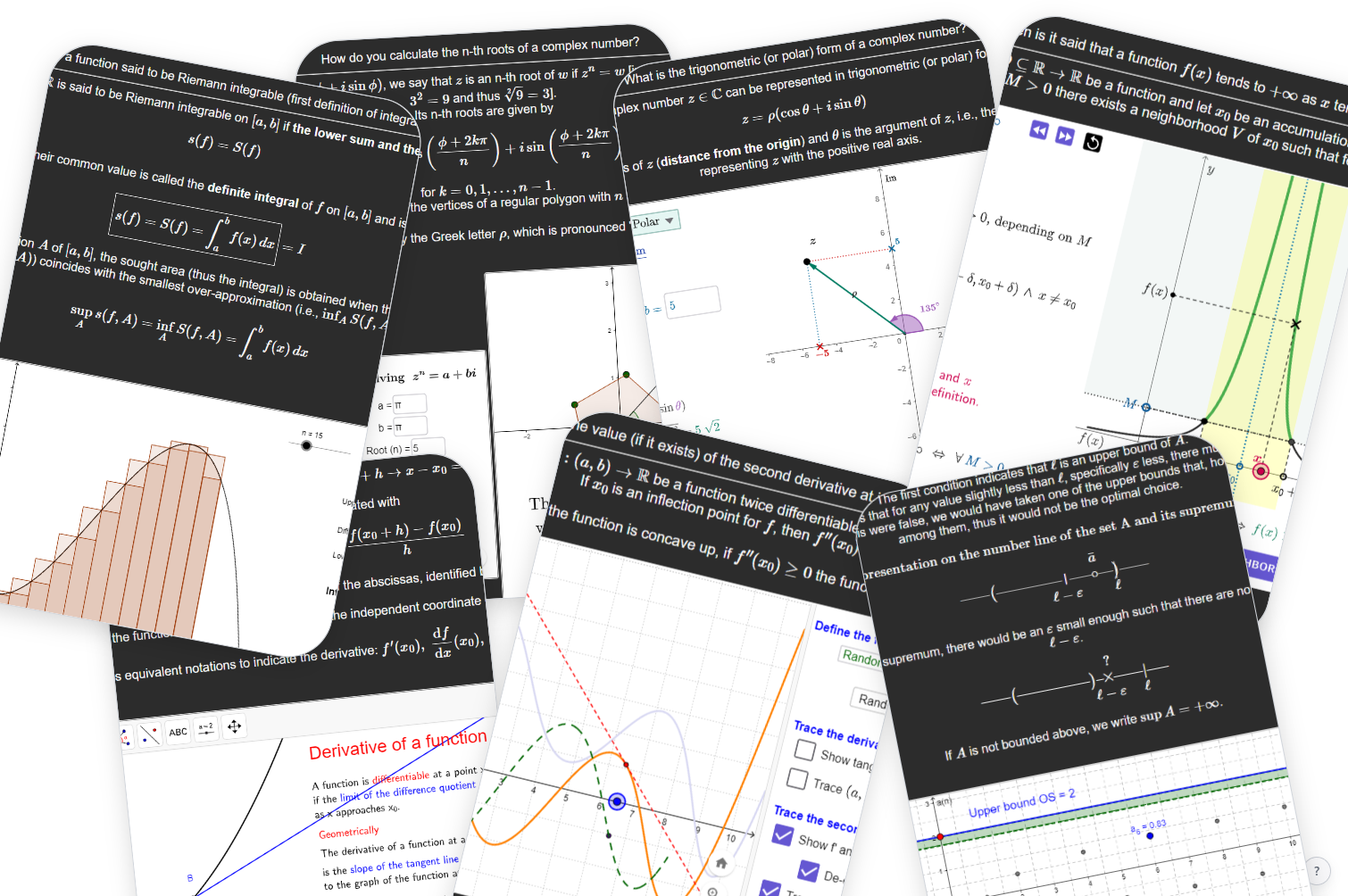 Preview of Calculus 1 Anki deck